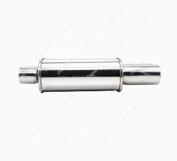

Stainless Steel Car Exhaust Muffler Pipes Mufflers Tips Double Inlet Outlet