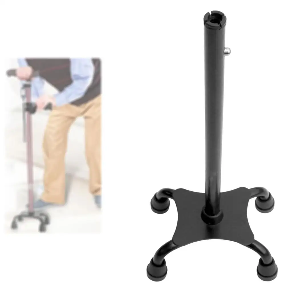 

Cane Tip Anti Slip Cane Accessories 4 Point Base Stable Walking Sticks Tips