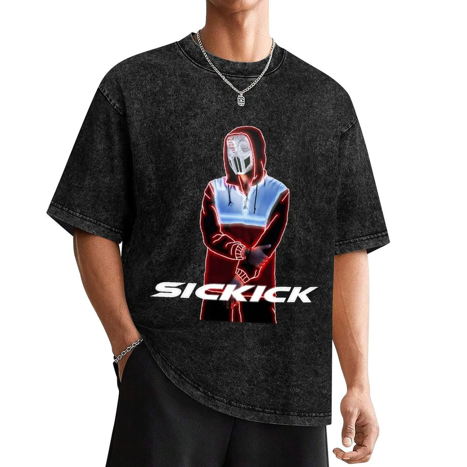 Sickick Music S!ckK!ck T-Shirt man t shirt vintage anime shirt cute tops oversized t shirt men