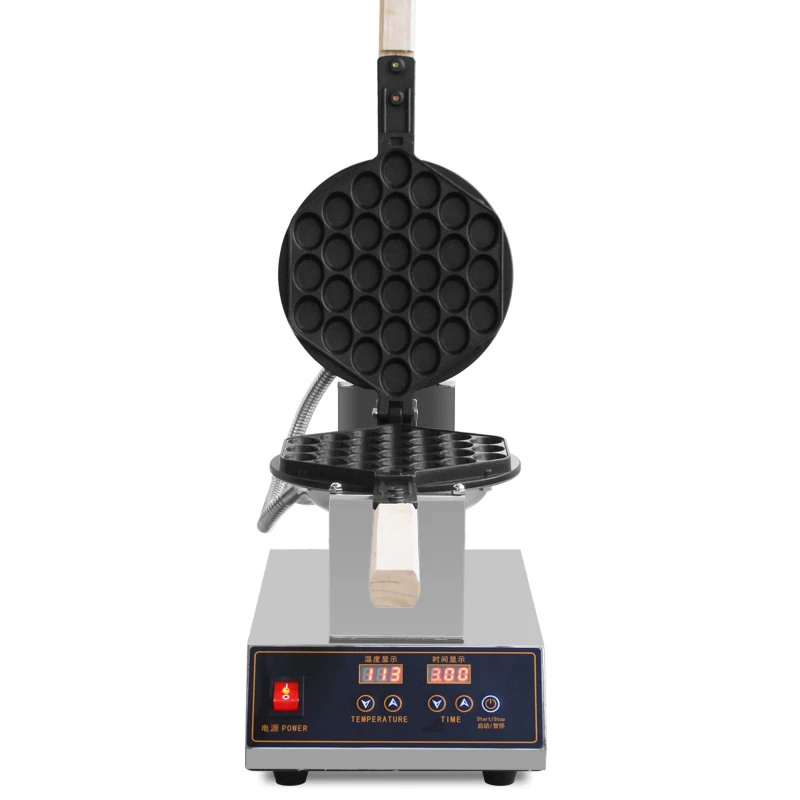 computer control system Egg waffle maker in snack machines/Hong Kong egg waffle maker/Digital bubble waffle machine