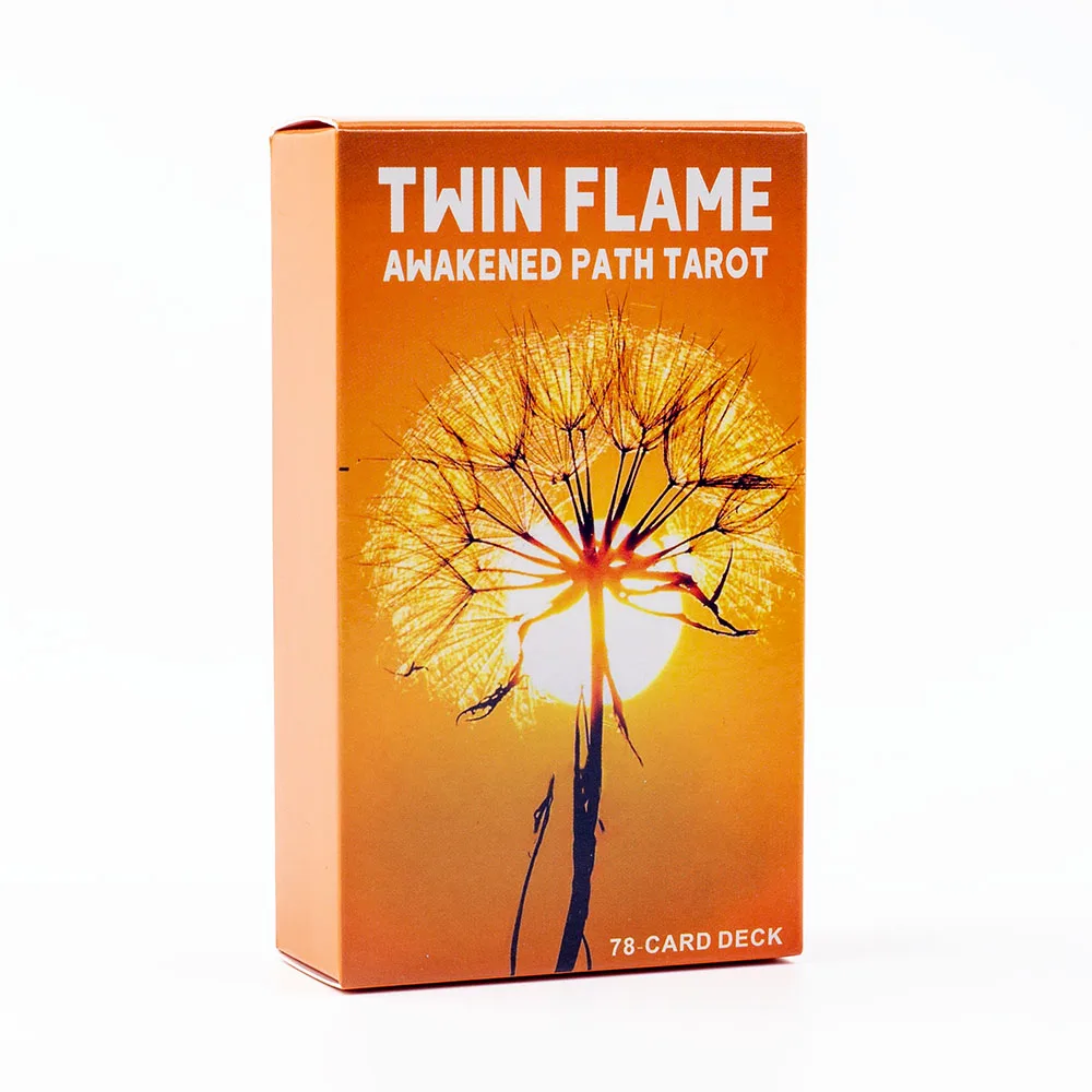 Neue Ankunft 78 Karten Twin Flame Awakened Path Tarot Deck Karte 10,3x6 cm Für Familie Party Wahrsagerei Wahrsagerei spiel