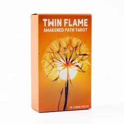 New Arrival 78Cards Twin Flame Awakened Path Tarot Deck Card 10.3x6cm For Family Party Fortune Telling Divination  Game