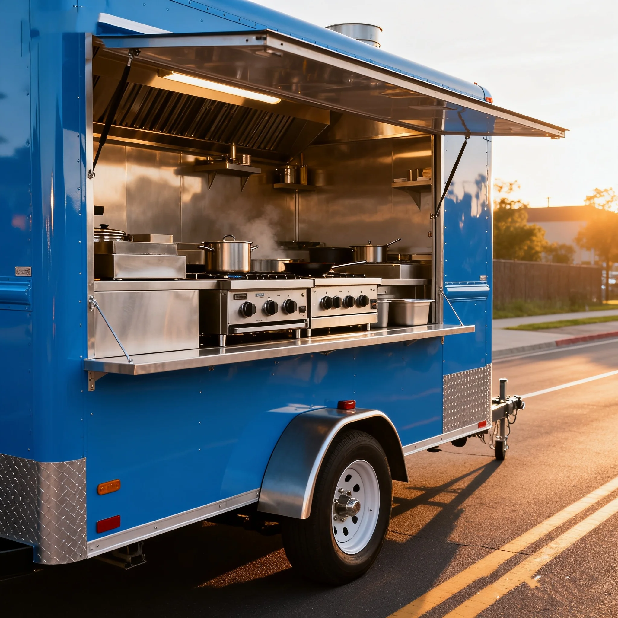 

Mobile Kitchen Ice Cream Hot Dog Small Food Truck CE and DOT Certificate Approved Mobile Food Trailer With Full Kitchen