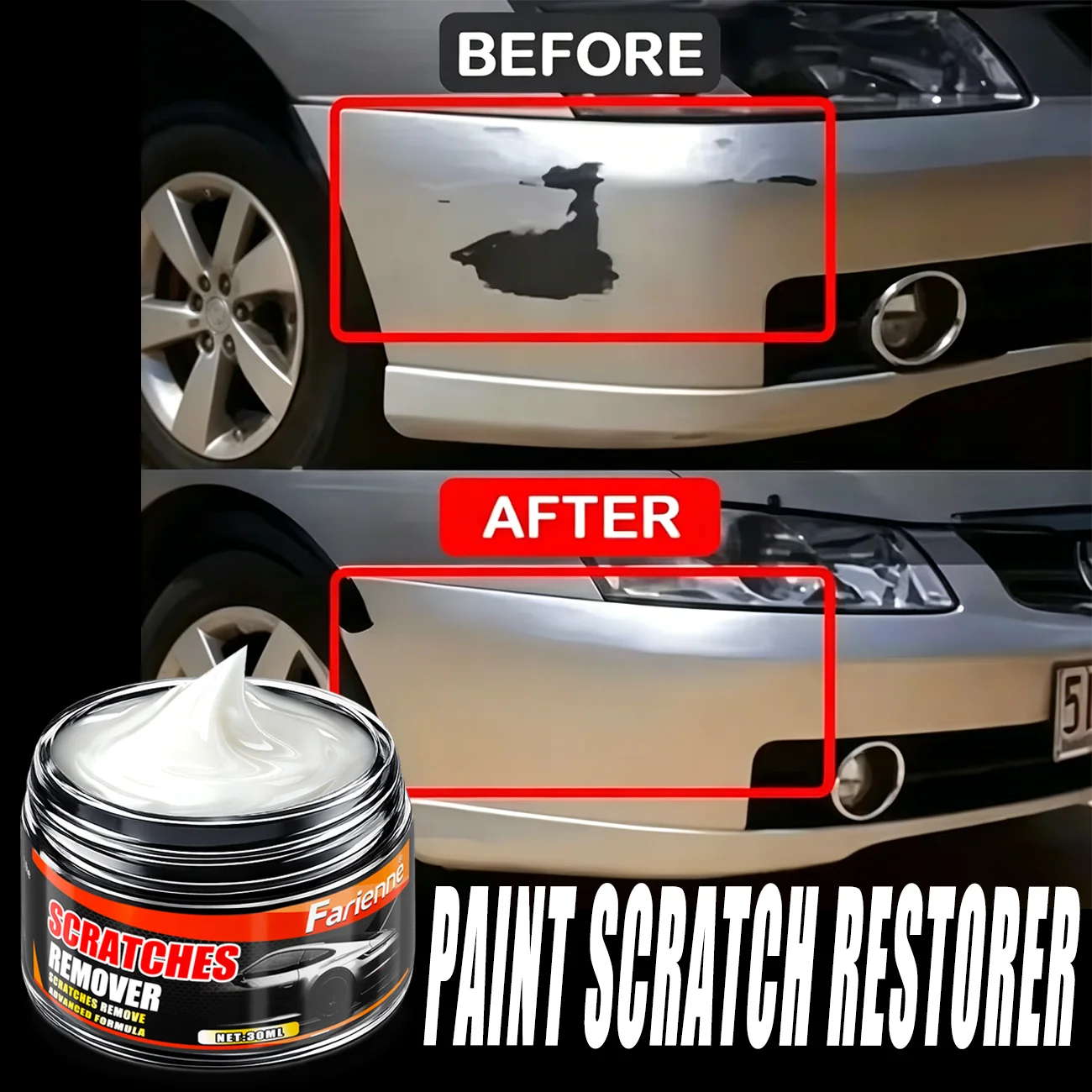Spray Paint Primer - Farienne 30ml Krasverwijderaar Pasta, Lakkras Restaurator