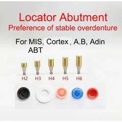 Locator abutment Overdenture Attachment Kit For Adin MIS ABT Cortex AB   Implant accessories