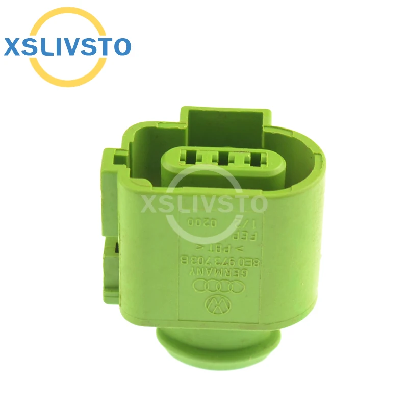 3 Pin Automotive waterproof connector Camshaft knock fuel pressure sensor plug 8E0 973 703B 8E0973703B 8E0973703 For VW Audi
