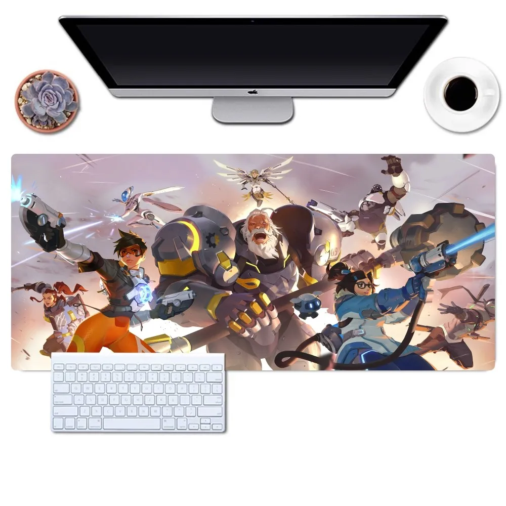 Imagem -05 - Grande Antiderrapante Lockedge Mouse Pad Gaming Office Desk Pads Overver ow Mousepad para Computador