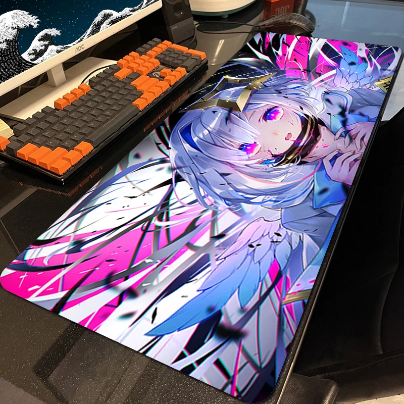 

Anime Hololive Mousepad Gaming Accessories Laptop Rubber Tapis De Souris Large Kawaii Mouse Pad Keyboards Mat Alfombrilla Raton