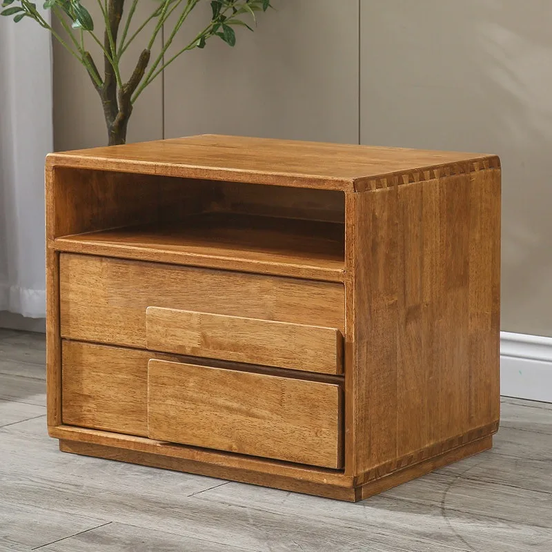 Bedside table Side cabinet Simple Nordic solid wood dovetail structure Creative Internet celebrity B & B Small apartment storage