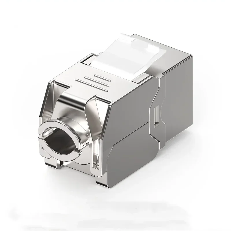 RJ45 Connector Cat8 Cat7 Cat6A Cat6 Module Shielding Keystone Network Wiring Ethernet Lan Cable RJ 45 Coupler Internet Adapter