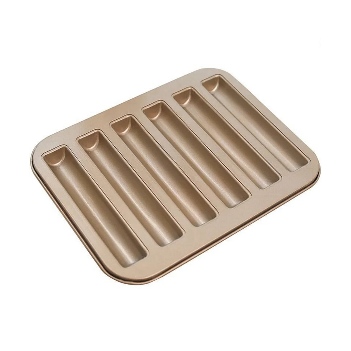 Biscuit Stick Baking Tray Carbon Steel Breadstick Biscotti Ladyfinger Small Muffin Cupcake Tin Tray