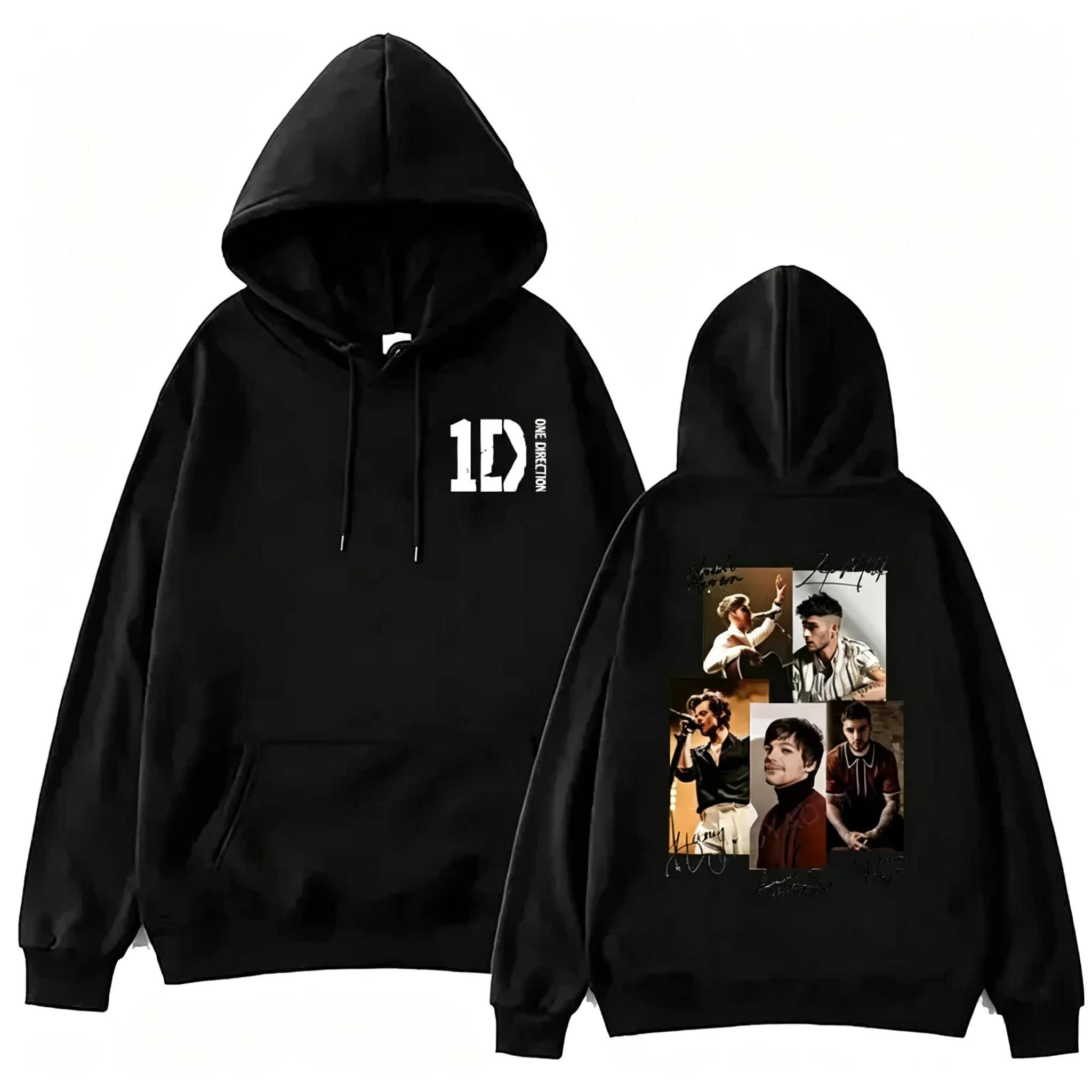 One Directions Band Hoodies Grunge Langarm-Punk-Sweatshirt Vintage Herbst-Winter-Kleidung Hip Hop Sudaderas Musik-Pullover – Detail 15