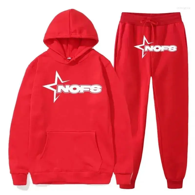 Ensembles de survêtement Nofs pour hommes sweat-shirt de course à pied, jogging de sport pièce Macoff créateur de mode, couple