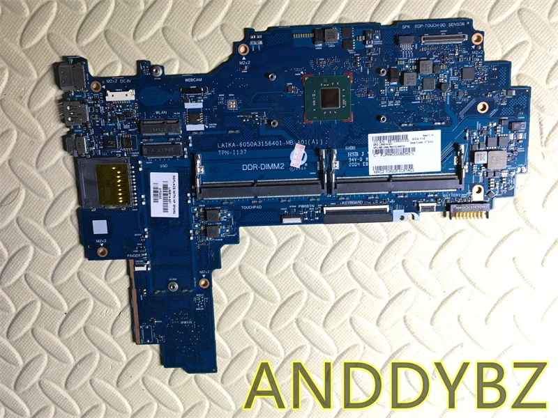 

Подлинная материнская плата для HP Pavilion 14-DW, основная плата N5030, процессор L96514-601 6050A3156401-MB-A01, тест в порядке