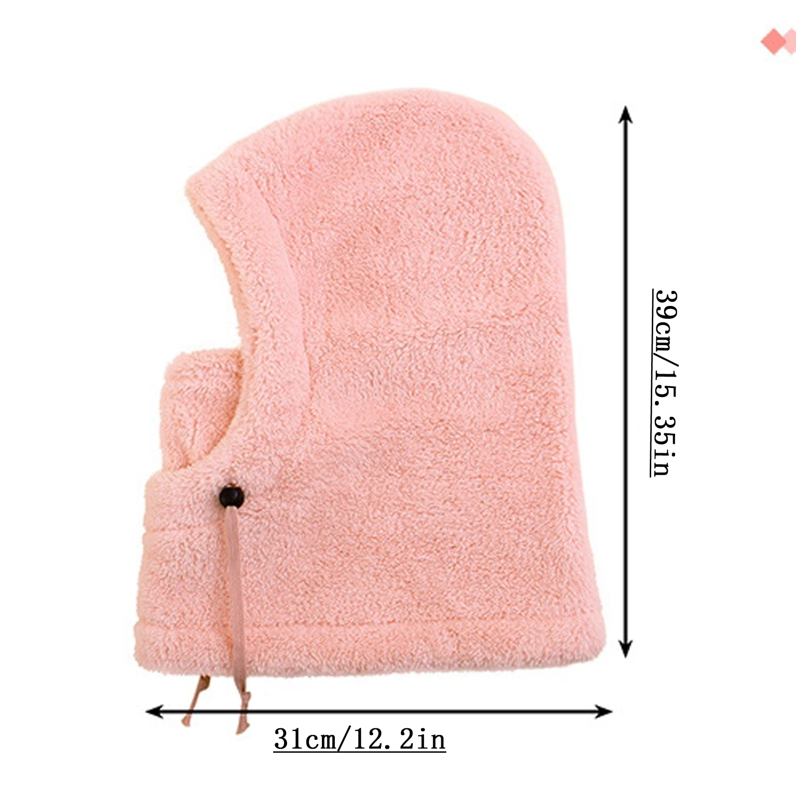 قبعة الأطفال بالإضافة إلى قبعة مخملية دافئة لحماية الأذن، قبعة قطيفة، قناع للرقبة، قبعة يومية للترفيه المنزلي للخريف والشتاء بلون سادة #6