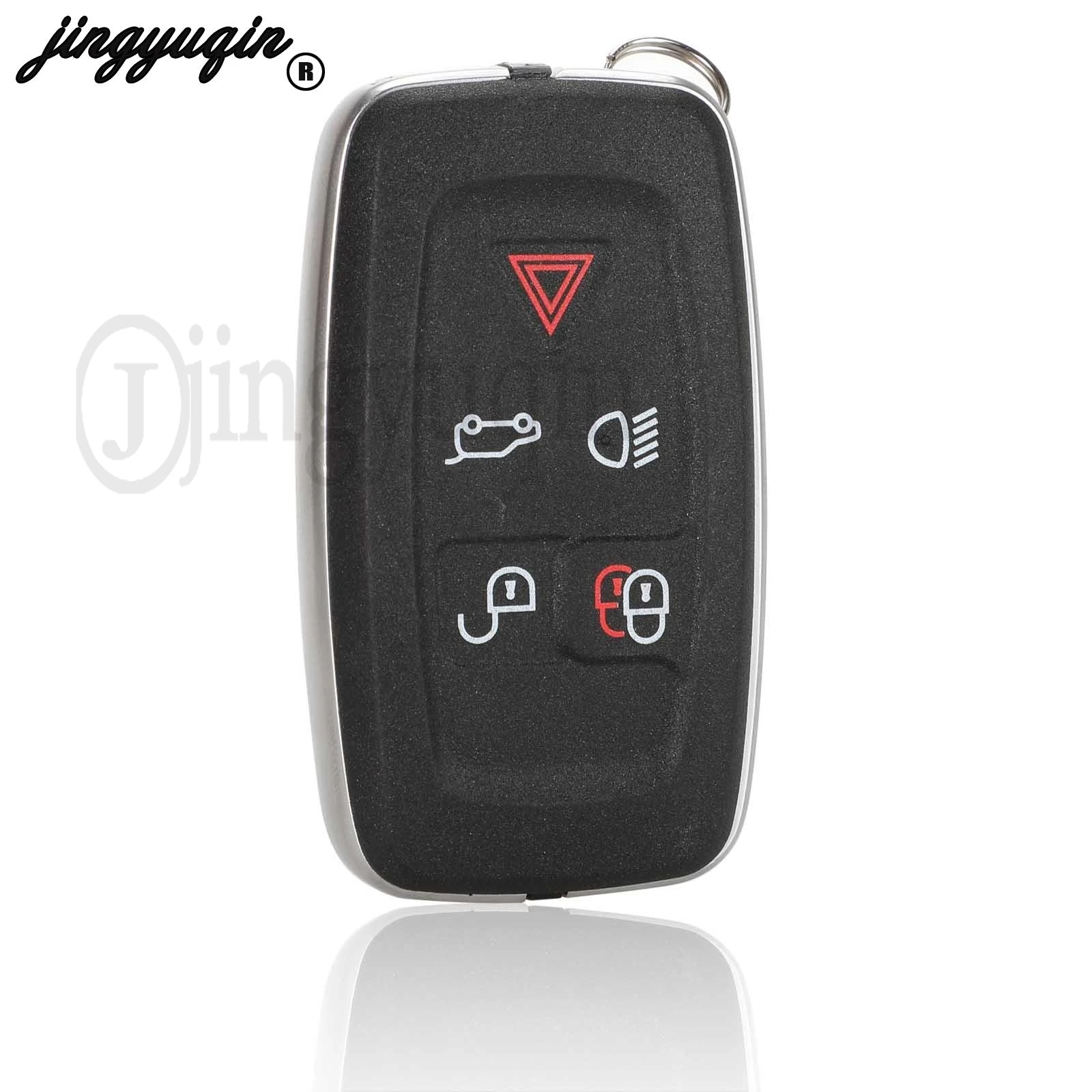 jingyuqin New 5B Lock Unlock Remote Low Beam Key For Land Rover Range Rover Sport 2010 2011 2012 Trunk Panic Fob Case Shell