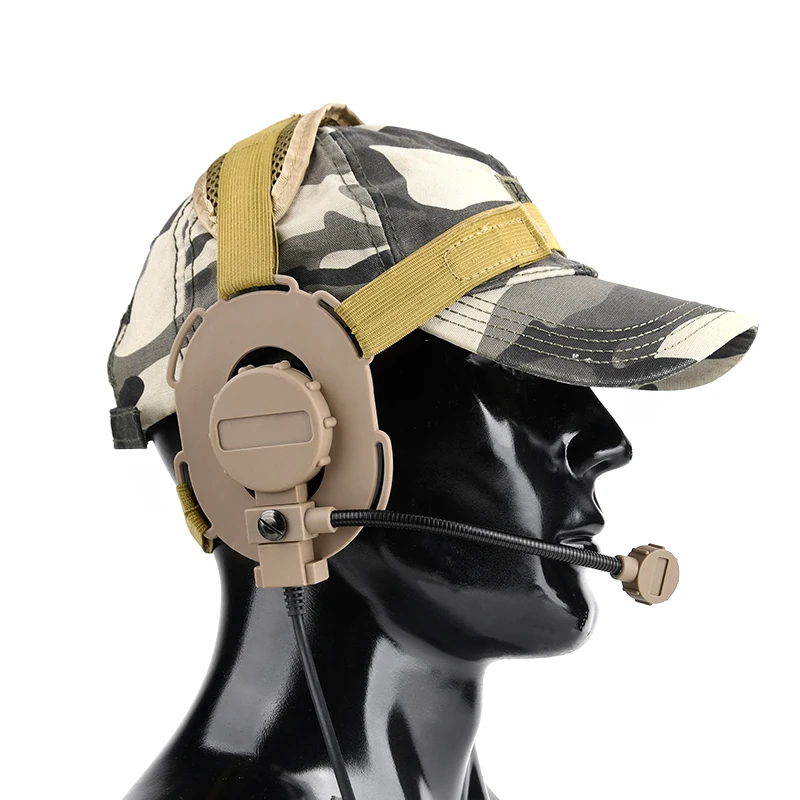 Tactical Outdoor Shooting Communication Headphone Bowman Elite II Headset U94 PTT For Kenwood Baofeng UV-5R Radio Accessory