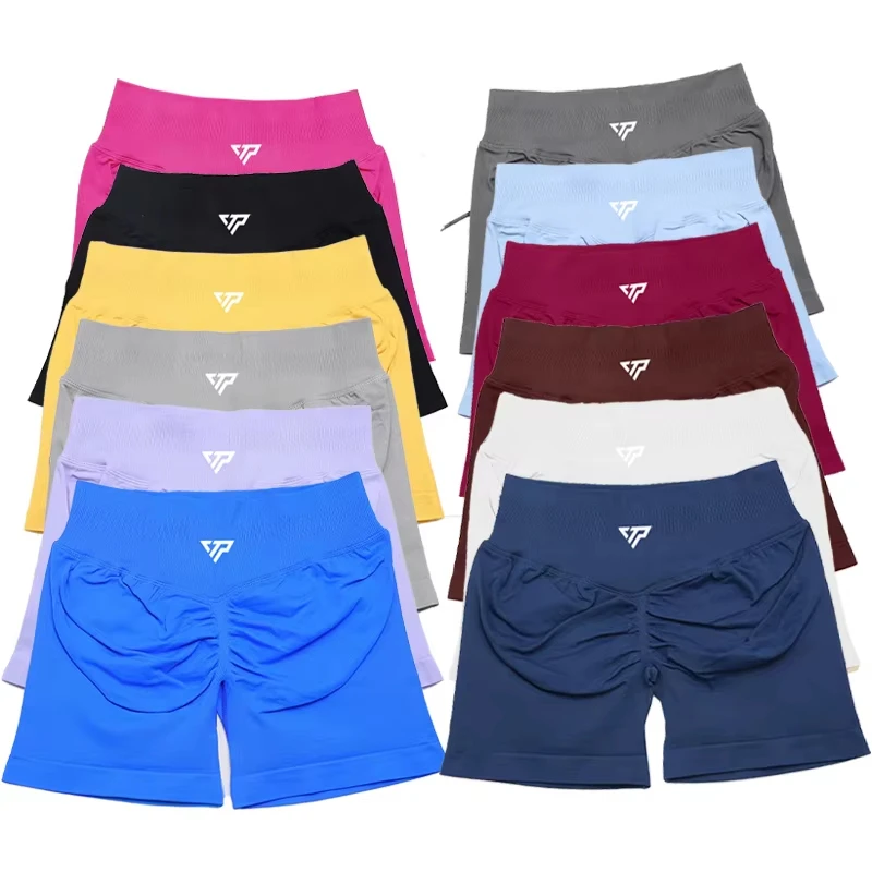 Keep That Pump Womens Yoga Shorts Fitness Shorts Recoil Scrunch Shorts Gym Seamless Printed High Quality Sport Shorts