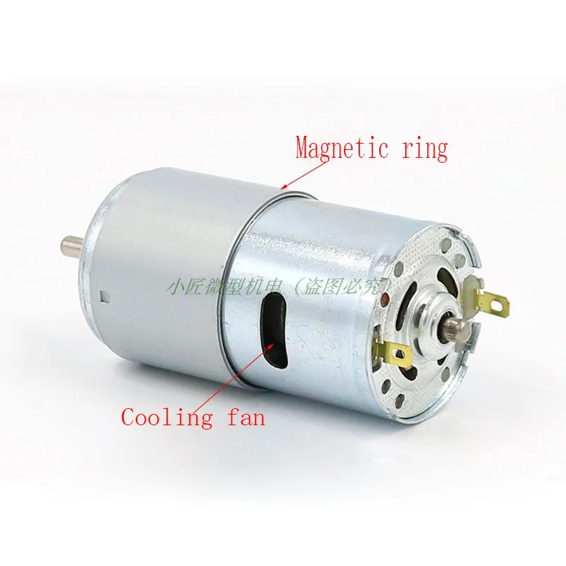 High torque 799 motor 12-24V high torque high power generator ball bearing static DC 775 upgrade motor