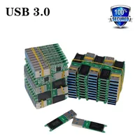 1-100pcs wholesale chip USB 3.0 flash memory 4GB 8GB16GB32GB 64GB 128G USB U disk semi-finished PCB plate pendrive free delivery