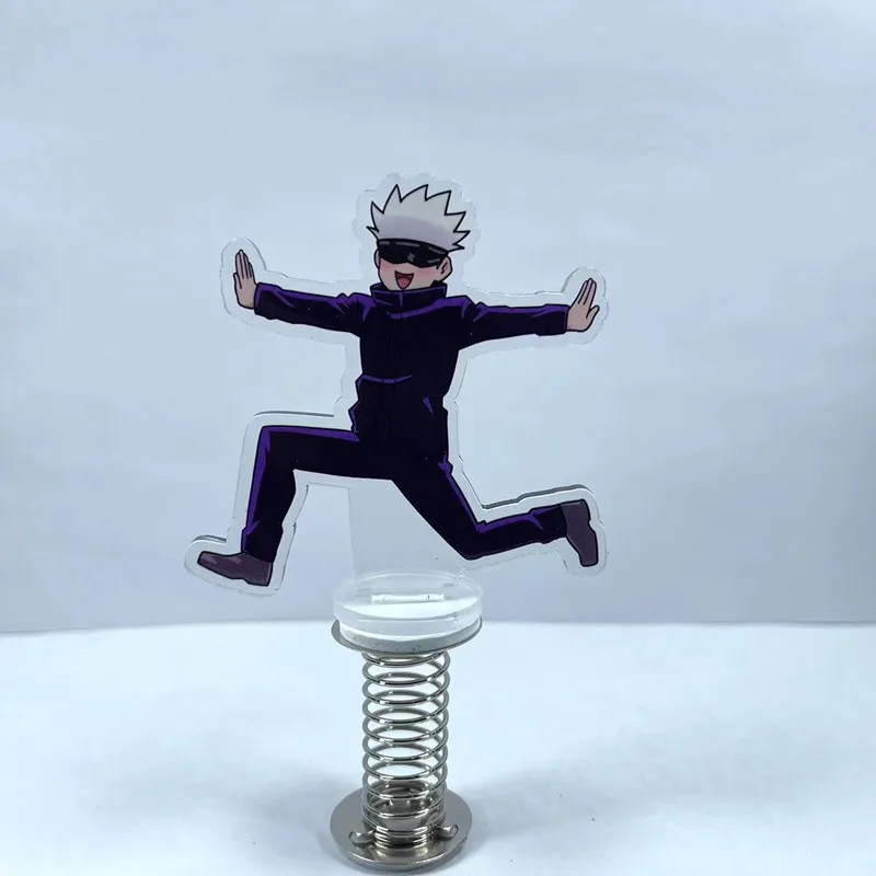 アニメ解凍シェイクスタンドモデル呪術廻戦五条悟コスプレ両面ブランド透明アクリル机飾りおもちゃ