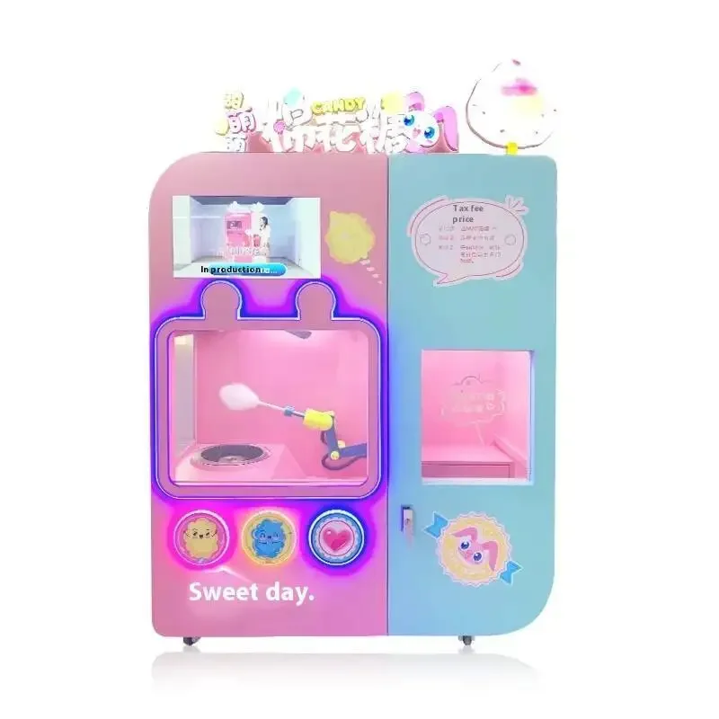 

one of the best Automatic Cotton Candy Commercial Selling Machine Scenic Area Shopping Mall Investment Cotton Candy