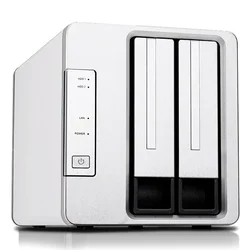 Home Nas Network Storage Server Host Cloud Storage Web Access File Sharing Server 2 slot per dischi