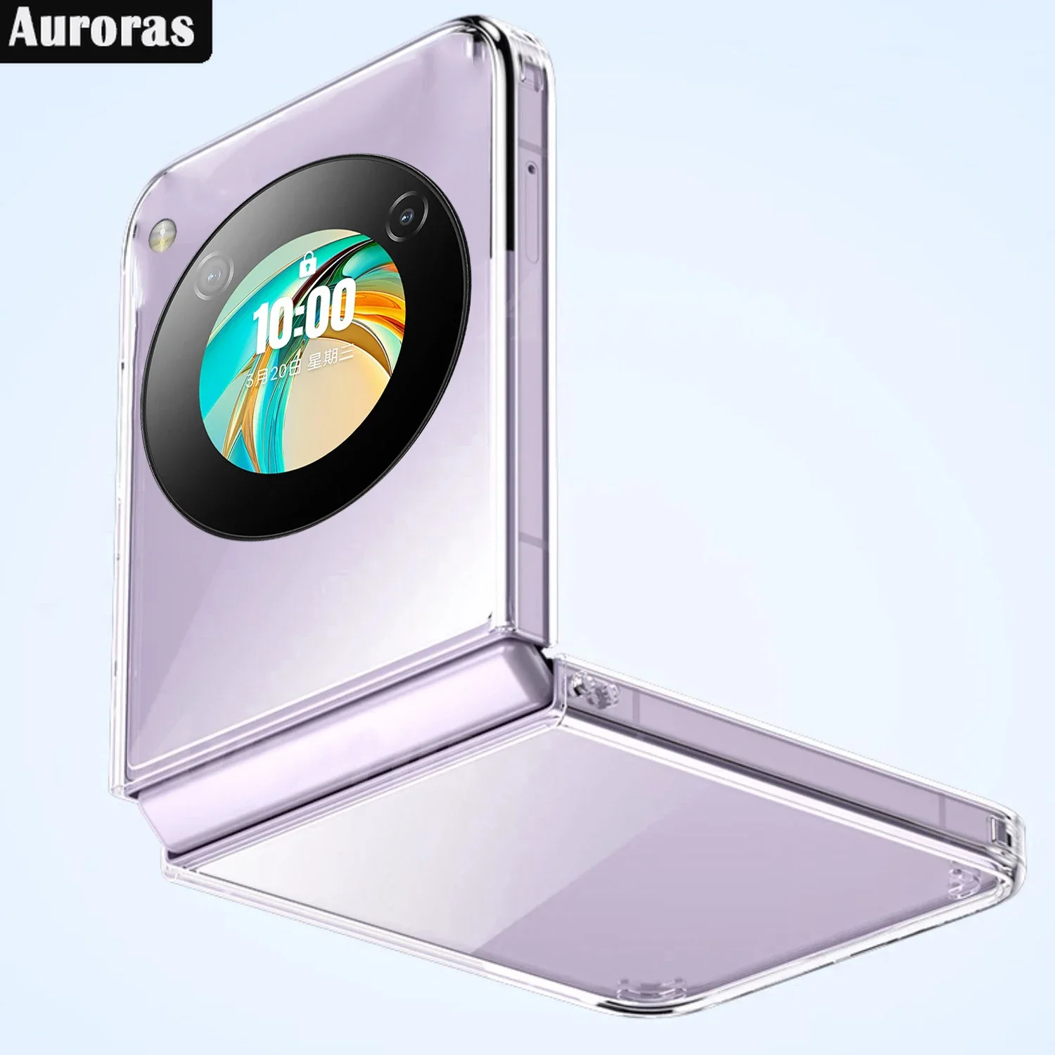 Skinlee For ZTE Nubia Flip 5G Case Transparent Hard Shell For ZTE Nubia Flip 5G Hard Back Casing Funda Capa