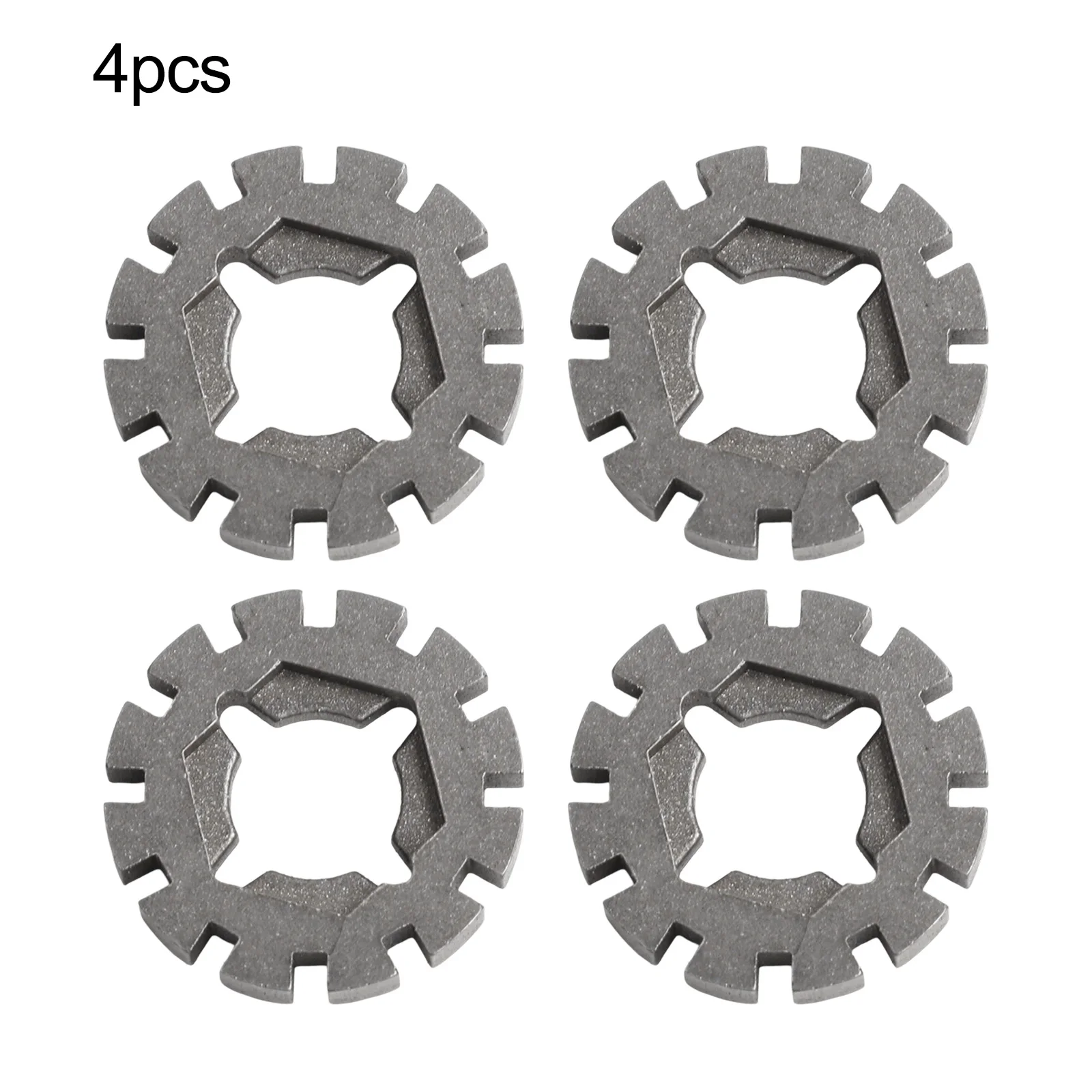 Four Pieces Oscillating Saw Blade Adapters Compatible with Multi Power Tools for Use with Accessories in Woodworking