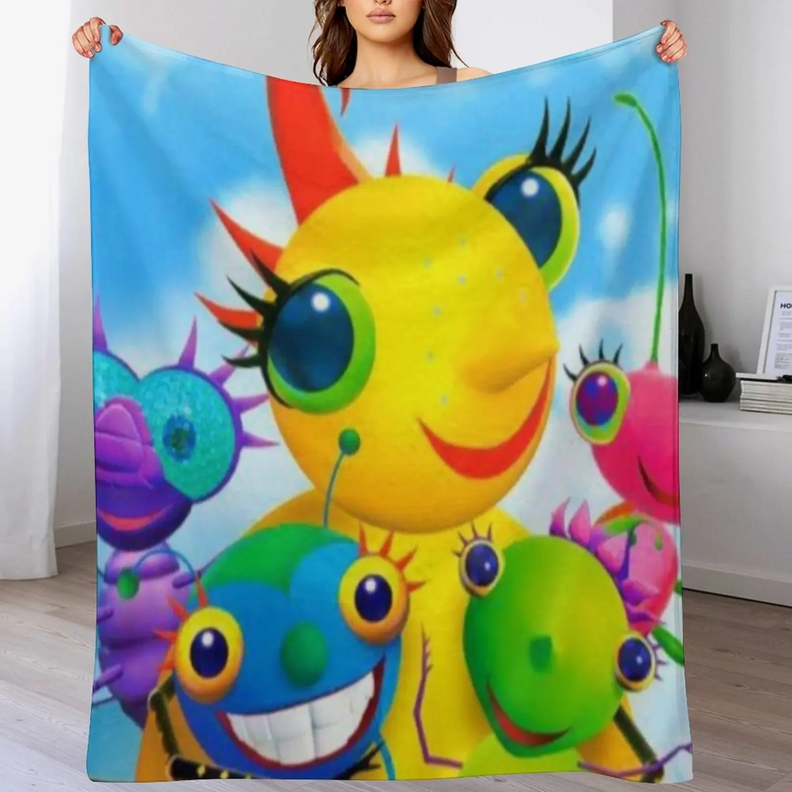 

Miss Spiders Sunny Patch Friends Throw Blanket Lightweight Cozy Blanket for Bed Sofa