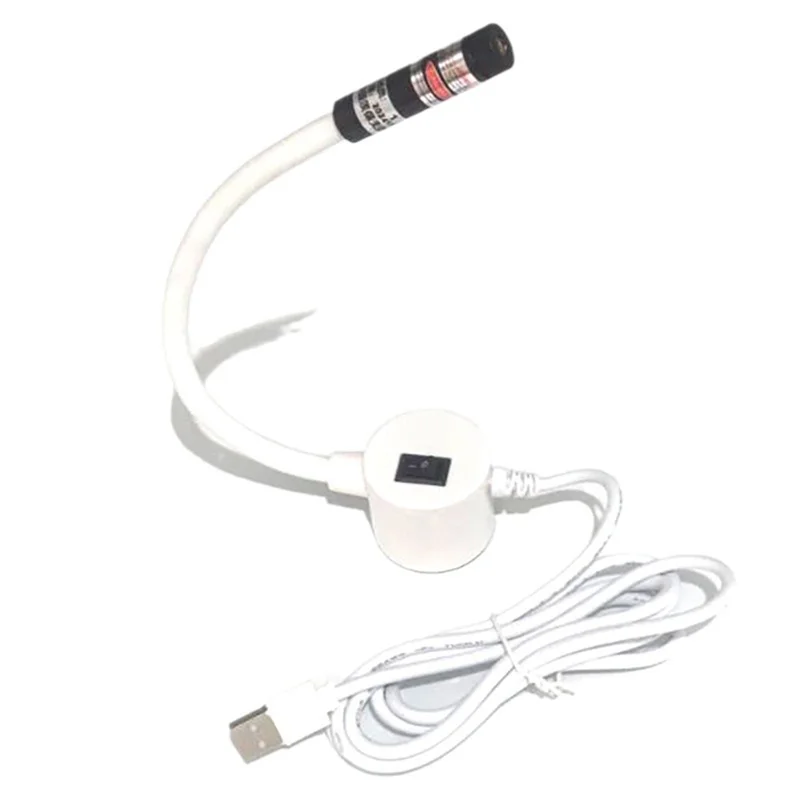 ABJY-للمصنع الملابس قطع السرير الخياطة تحديد المواقع لوحة مضيئة USB الليزر تحديد المواقع ضوء DC5V قاعدة القطع الصليب