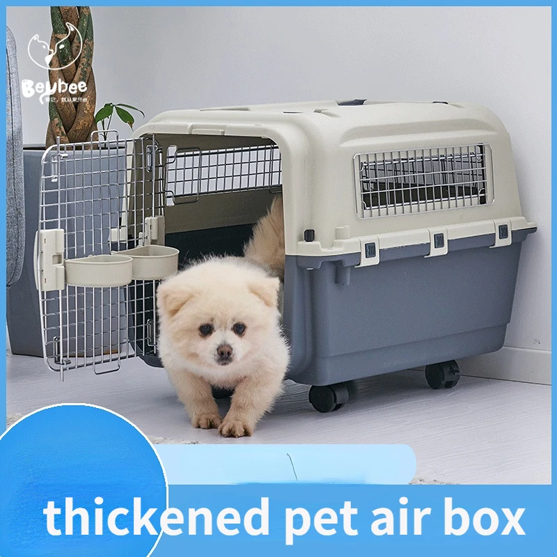 

Pet Consignment Box Plastic Cat Air Box Dog Air China Pet Air Box Thickened Wear-resistant Carry Pressure Out Portable Pet Box