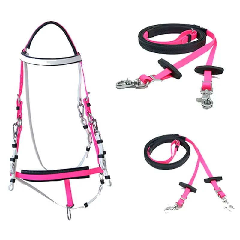 Trail Tack English Style Western Riding Equipment Endurance Racing Bridle Halter and Rein Combo for Long Distance