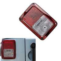 Brand New Clear/Red 12V Halogen Tail Light (US Plug) Left Or Right Side With Fit For Jeep Wrangler JK 2007-2017