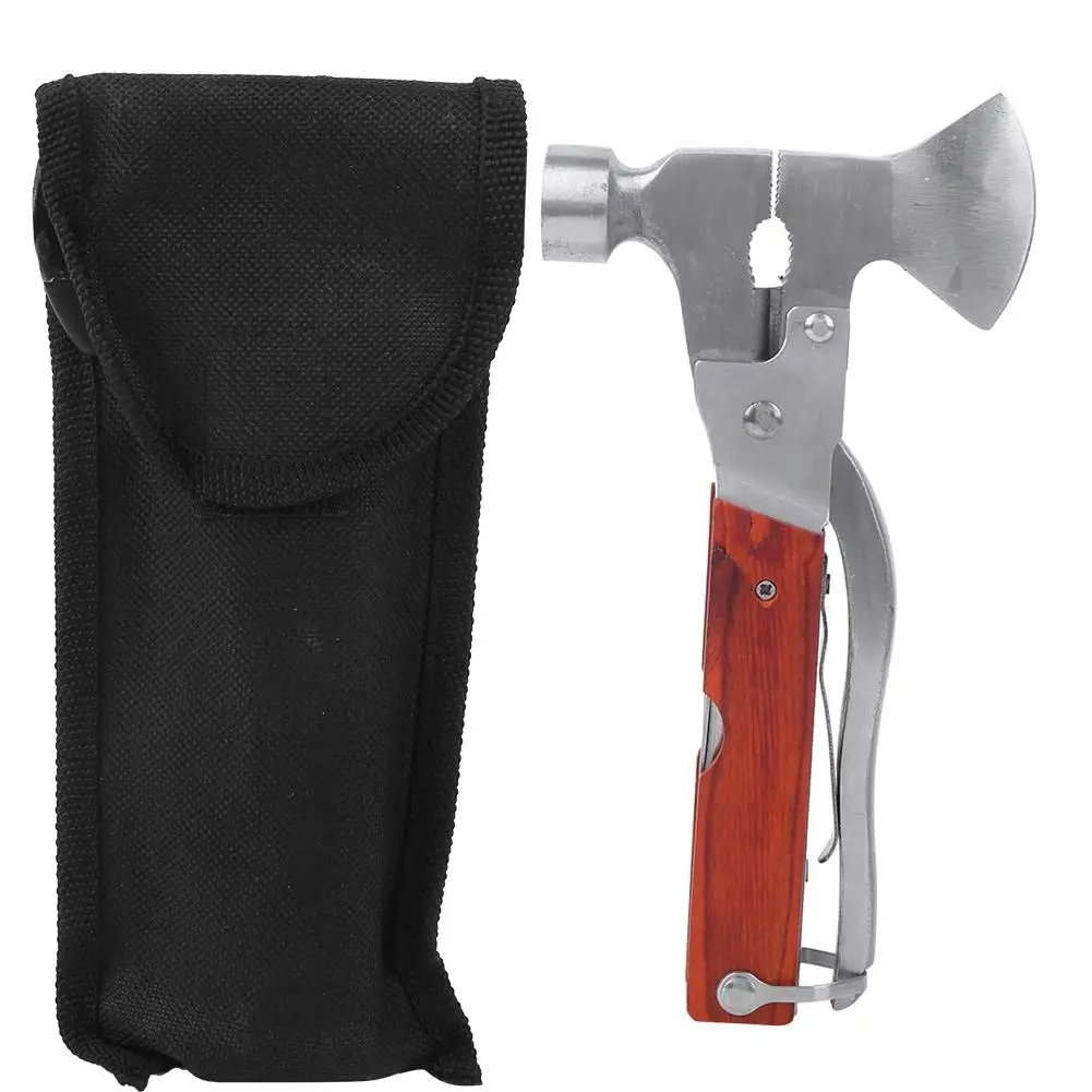 

Portable Stainless Steel Camping Hiking Hammer Multi-Tool Set