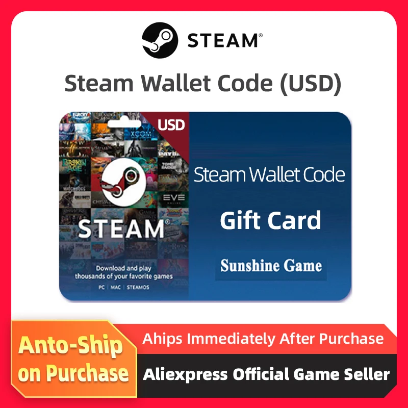 

Код парового кошелька (Цифровой код USD] — автоматически отправляется по почте по покупке