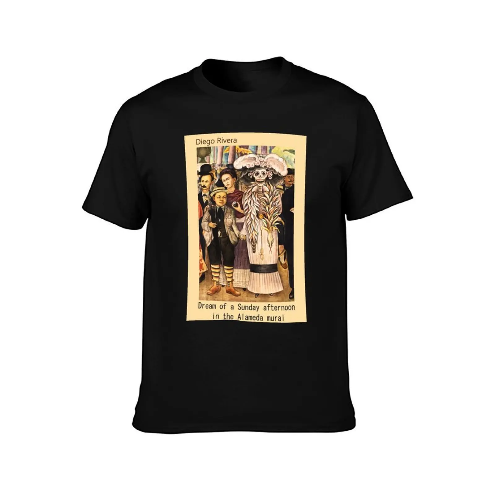 Dream Of A sunday Afternoon In The a lameda Mural - Digo Rivera 1957, Mexico, Mexique T-Shirt
