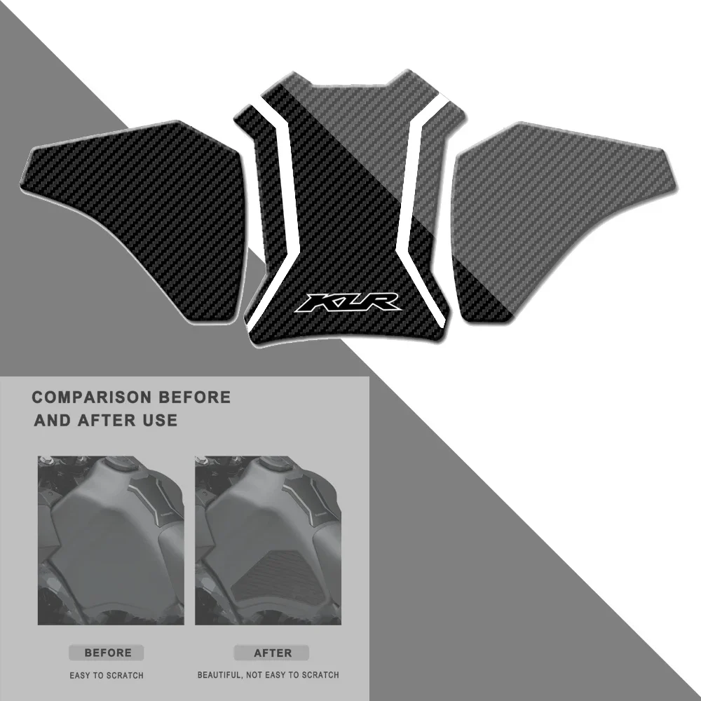 

Motorcycle Accessories Tank Pad Anti-slip Scratch-resistant Protector Sticker For Kawasaki KLR 650 KLR650 2021 2022