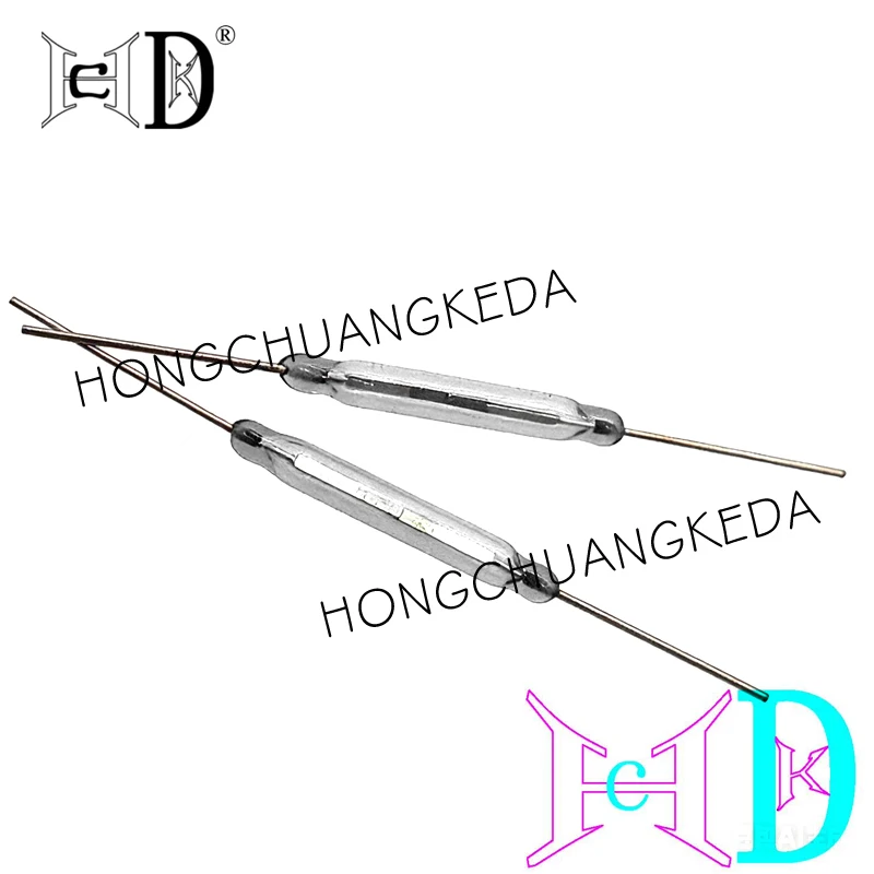 10pcs Dry reed switch MKA42801 normally open type 4*28mm AT4-28 magnetic reed switch with magnetic induction