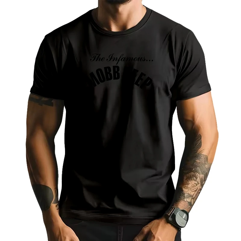 

Mobb Deep Mens Infamous On Red T-shirt Red