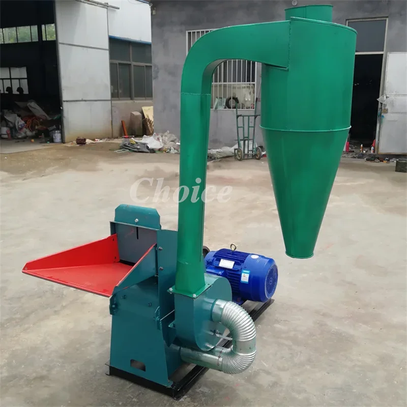 Electric Corn Soybean Mill Straw Grass Crusher Bagasse Grinder Maize Rice Husk Hammer Mill Machine For Beef And Sheep Feed