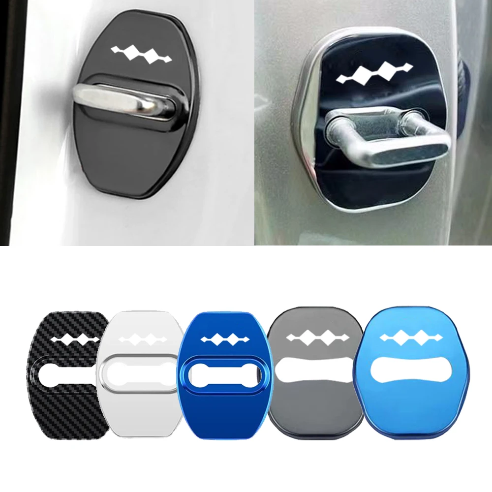 4 piezas de cubiertas protectoras para cerraduras de puertas de coche, antirrobo e impermeables, para BYD Formula Leopard Fang Cheng Bao 5, BYD BAO 5 8