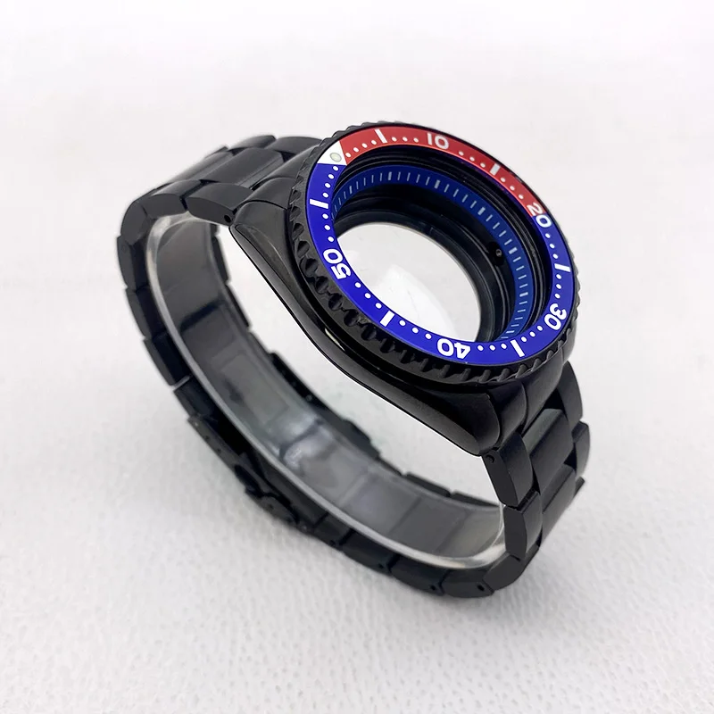 أجزاء حقيبة غوص للرجال ، حركة أوتوماتيكية ، علبة سوداء ، NH35 ، SKX007 ، SRPD ، NH35 ، 4R ، 7S26 ، بسم ، 41