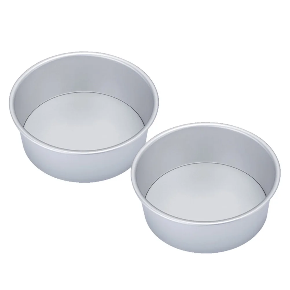 

2pcs Cake Mold Premium Alloy High Temperature Resistance Easy to Clean Perfect for Baking Cakes Bread Cheesecakes Mousse