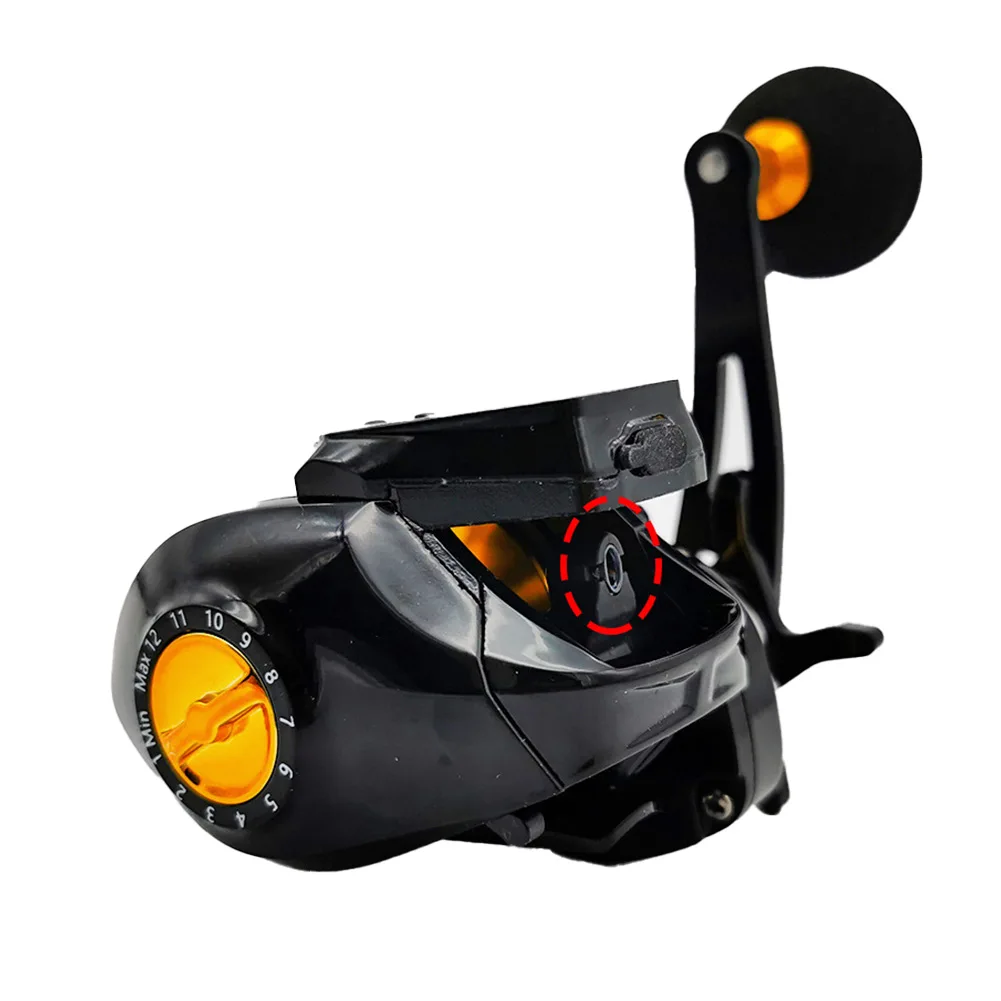 7.2:1 Digital Fishing Baitcasting Reel With Accurate Line Counter Large Display Bite Alarm Counting Left And Right Hand Models