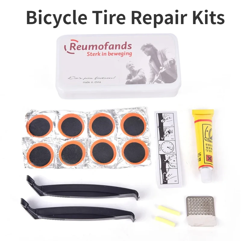 Bicycle Tire Repair Kits Bike Inner Tube Puncture Patch Repair Tool Multi-Purpose Flat Emergency Tire Repair Puncture Patch Tool