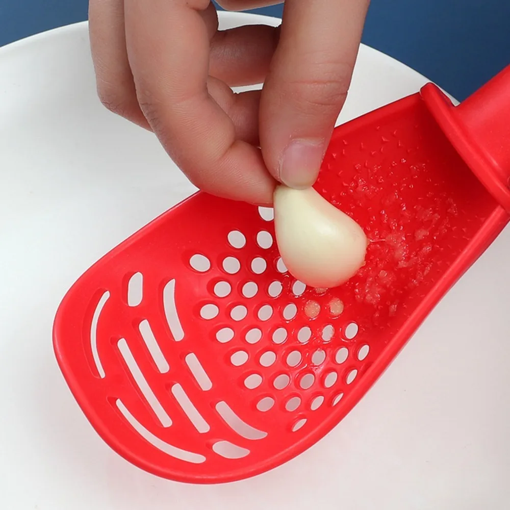 2Pcs PP Filter Spoon Uniform Filter Holes Multifunctional Strainer Scoop Heat Insulated Handle Smooth Burr Free Draining Skimmer