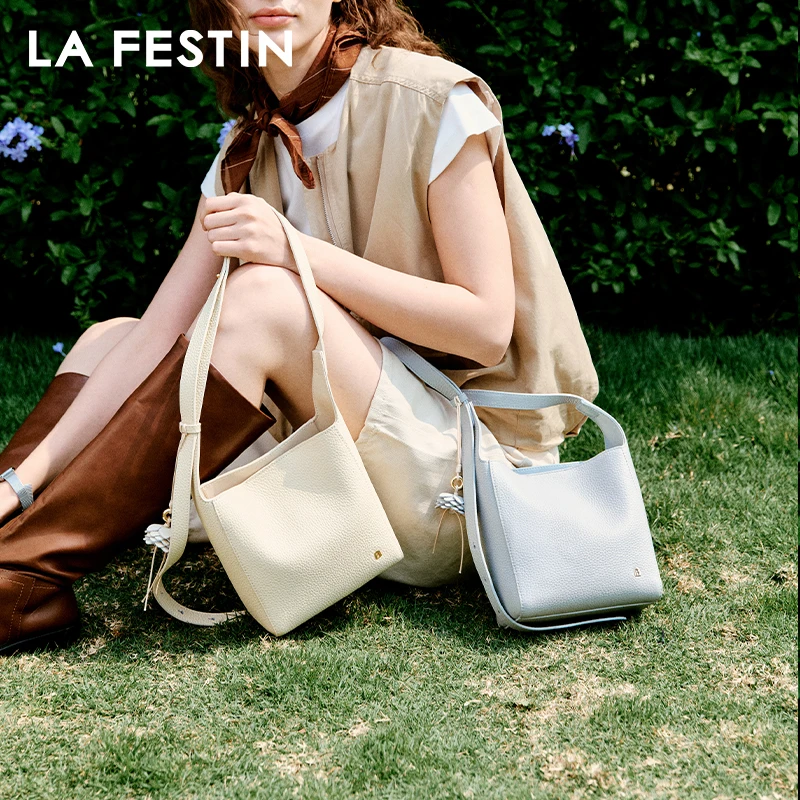 

LA FESTIN Original Brand Women's bag Luxury Brand Designer Shoulder Bags Bucket Bag Lady Handbag Crossbody Bags Small Bag