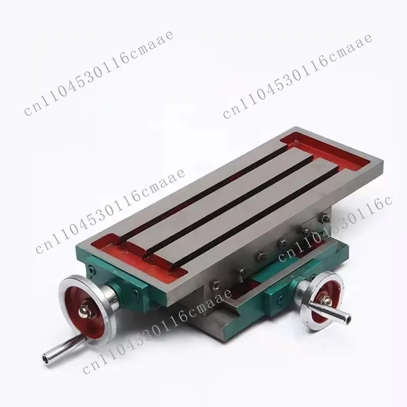 Cast Iron Dovetail Slide Guides Two Axis Xy Cross Manual Slide Table for Milling and Drilling Machine Cross Slide Milling Table