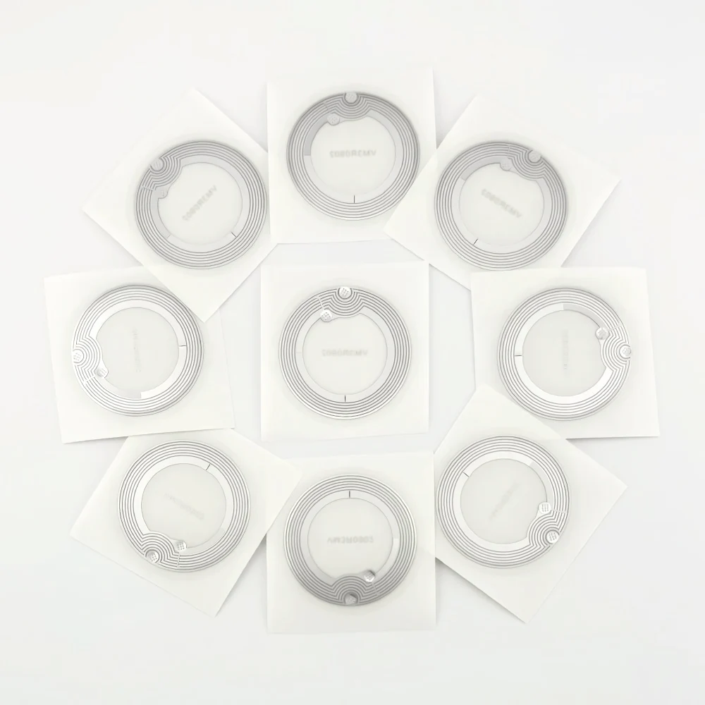 38Mm CUID Tag Gen2 Kunci Pintar Elektronik Yang Dapat Ditulis Ulang Token Klon NFC ISO14443 Stiker Dapat Diganti IC 13.56Mhz Lencana Replika RFID